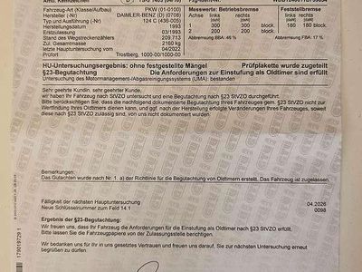 Gebraucht Mercedes 300 220 PS (161 kW) 1993 Silber Cabrio