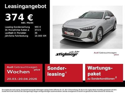 Gebraucht Audi A5 Sport 204 PS (150 kW) 2025 Gletscherweiß (metallic) Kombi