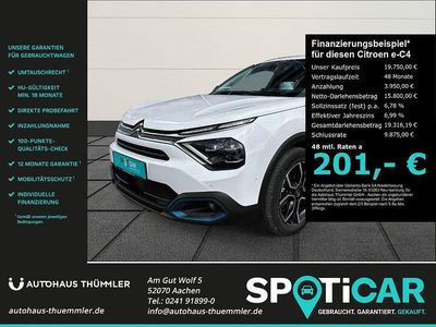 Second-hand Citroën e-C4 Shine 100 kW (136 CP) 2023 Alb Berlinǎ