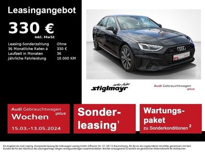 gebraucht Audi A4 Limousine S line 40 TDI quattro KAMERA+LED+NA