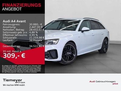 Gebraucht Audi A4 S-Line 163 PS (119 kW) 2023 Weiß Kombi