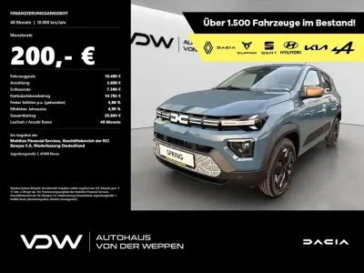 Gebraucht Dacia Spring Extreme 47 kW (65 PS) 2025 Schiefer blau Kleinwagen
