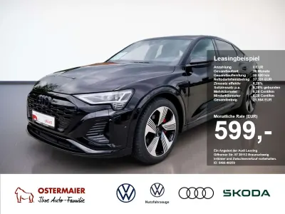 Gebraucht Audi Q8 e-tron S-Line 300 kW (408 PS) 2023 Mythosschwarz SUV