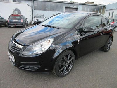 Gebraucht Opel Corsa Edition 87 PS (63 kW) 2010 Schwarz Kleinwagen