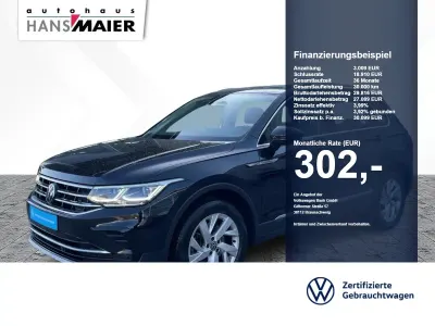 Gebraucht VW Tiguan Elegance 190 PS (139 kW) 2022 Deep black perleffekt SUV