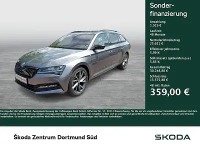 Gebraucht Skoda Superb SportLine 218 PS (160 kW) 2023 Graphitegrau metallic Kombi