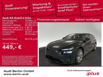 Gebraucht Audi A6 e-tron Performance 314 kW (428 PS) 2025 Mythosschwarz metallic Kombi