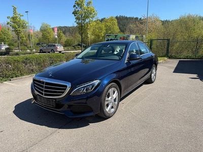 Usata Mercedes C180 Exclusive 156 CV (114 kW) 2016 Blu Berlina