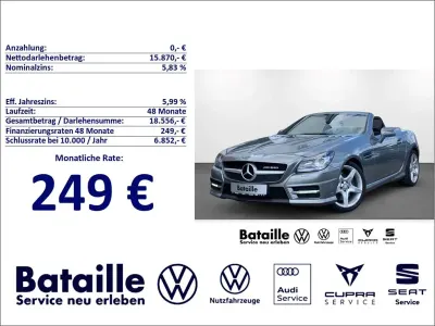 Gebraucht Mercedes SLK200 AMG line 184 PS (135 kW) 2011 Silber Cabrio
