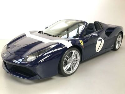 Usata Ferrari 488 670 CV (492 kW) 2018 Blu Cabrio