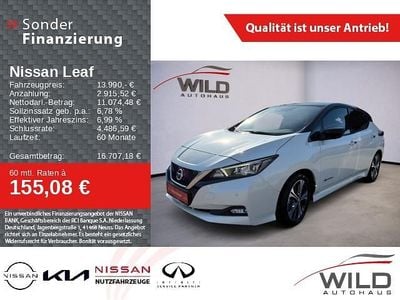 Gebraucht Nissan Leaf N-Connecta 110 kW (150 PS) 2020 Schwarz Kleinwagen