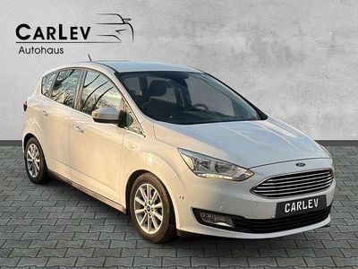 Gebraucht Ford C-MAX Titanium 125 PS (91 kW) 2016 Weiß Van / Kleinbus