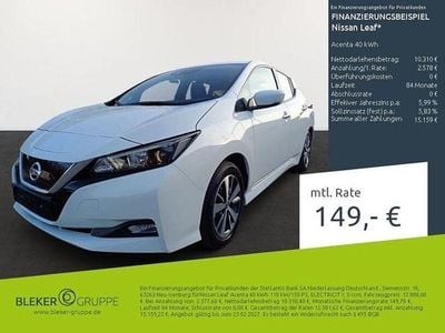 Gebraucht Nissan Leaf Acenta 110 kW (150 PS) 2021 Arctic solid white Kleinwagen
