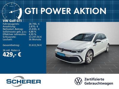 Gebraucht VW Golf VIII IQ Drive 245 PS (180 kW) 2023 Pure white Limousine