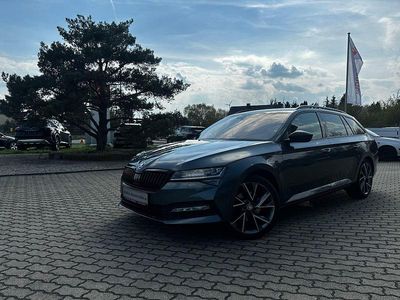 Occasion Skoda Superb SportLine 200 PK (147 kW) 2021 Grijs Stationwagen
