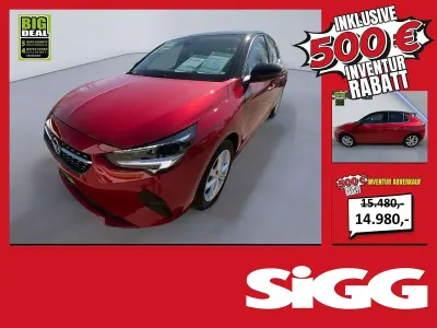 Gebraucht Opel Corsa Elegance 101 PS (74 kW) 2023 Chili rot/kardio rot Kleinwagen