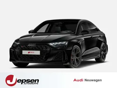 Ny Audi RS3 Sport 400 HK (294 kW) 2025 Sort Sedan