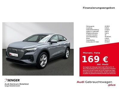 Kieselgrau Gebraucht 2022 Audi Q4 Sportback e-tron Basis SUV | 23.380 € (Guter Preis)