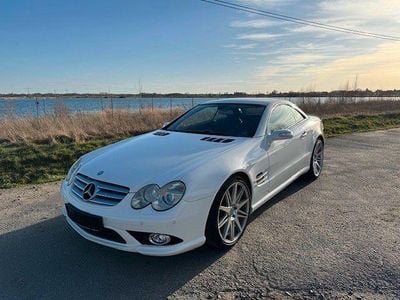 Gebraucht Mercedes SL500 AMG 387 PS (284 kW) 2007 Weiß Cabrio