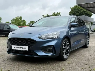 Gebraucht Ford Focus ST-Line 150 PS (110 kW) 2019 Blau Kombi