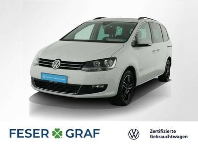 Gebraucht VW Sharan Comfortline 150 PS (110 kW) 2019 Pure white Van / Kleinbus