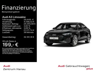 Gebraucht Audi A3 Comfort 150 PS (110 kW) 2025 Mythosschwarz metallic Limousine