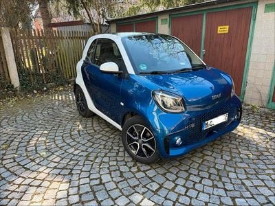 Gebraucht Smart ForTwo Coupé 60 kW (82 PS) 2021 Blau Kleinwagen