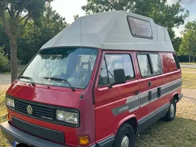 Gebraucht VW T3 69 PS (50 kW) 1989 Rot Van