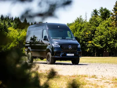 Używany Mercedes Sprinter 190 KM (139 kW) 2025 Czarny Van