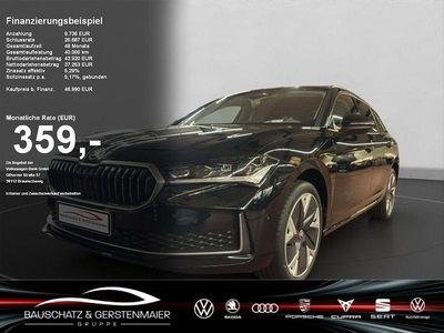 Ebony schwarz Gebraucht 2024 Skoda Superb Selection Kombi | 46.990 €