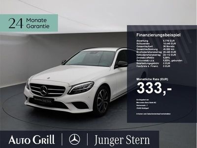Gebraucht Mercedes C220 Avantgarde 194 PS (142 kW) 2019 Polarweiss Kombi