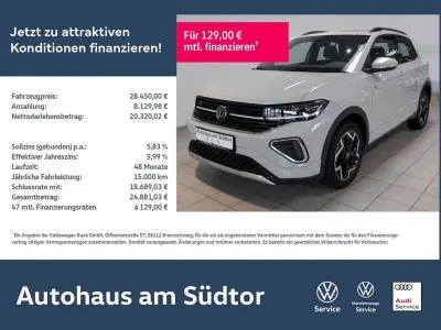 Brugt VW T-Cross R-line 116 HK (85 kW) 2025 Grå SUV