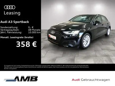 Gebraucht Audi A3 Basis 110 PS (80 kW) 2023 Brillantschwarz Limousine
