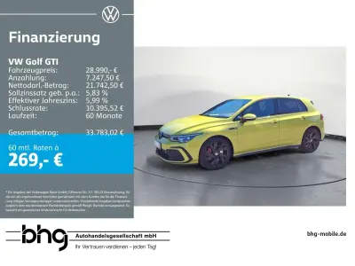 Gebraucht VW Golf VIII GTI 245 PS (180 kW) 2024 Limonengelb metallic Limousine