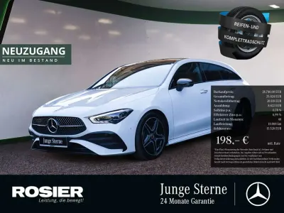 Gebraucht Mercedes CLA180 Shooting Brake Premium Plus 136 PS (100 kW) 2024 Weiss / digitalweiss Kombi
