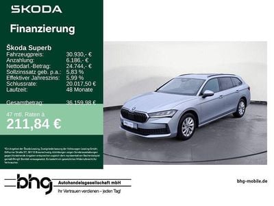 Gebraucht Skoda Superb Essence 150 PS (110 kW) 2025 Silber Kombi