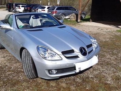 Gebraucht Mercedes SLK200 184 PS (135 kW) 2008 Silber Cabrio
