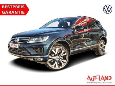 Moonlight blue perleffekt Gebraucht 2017 VW Touareg Exclusive SUV | 31.990 € (Etwas zu teuer)