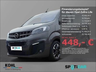 gebraucht Opel Zafira Life Elegance M 2.0 D AHK Automatik Navi Panormadach Rückfahrkam. Tempomat
