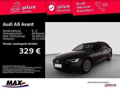 Mythosschwarz metallic Gebraucht 2025 Audi A6 S-Line Kombi | 46.129 € (Guter Preis)