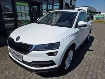 Gebraucht Skoda Karoq Style 150 PS (110 kW) 2018 Moonweiss perleffekt (metallic) SUV