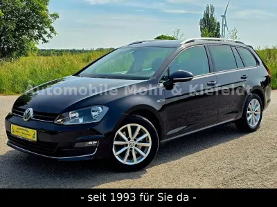 Gebraucht VW Golf VII LOUNGE 110 PS (80 kW) 2016 Schwarz Kombi