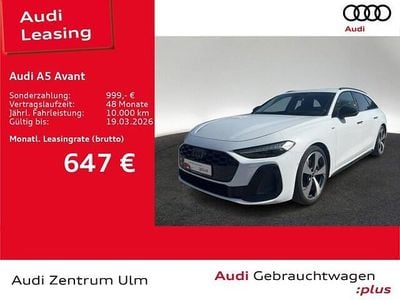 Gebraucht Audi A5 S-Line 299 PS (219 kW) 2025 Gletscherweiß metallic Kombi