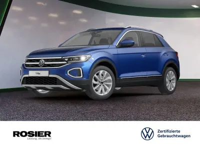 Gebraucht VW T-Roc Style 116 PS (85 kW) 2022 Blau / ravennablau SUV