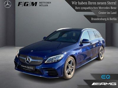 Gebraucht Mercedes C300 AMG line 258 PS (189 kW) 2020 Blau Limousine