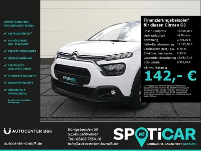 Gebraucht Citroën C3 PureTech 83 PS (61 kW) 2024 Weiß Limousine