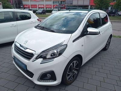 Gebraucht Peugeot 108 Top! Collection 72 PS (52 kW) 2021 Weiß Kleinwagen