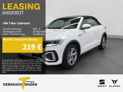 Gebraucht VW T-Roc Cabriolet R-line 150 PS (110 kW) 2025 Weiß Cabrio