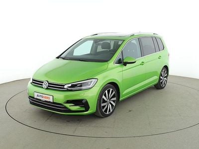 Gebraucht VW Touran Highline 150 PS (110 kW) 2018 Grün Van / Kleinbus