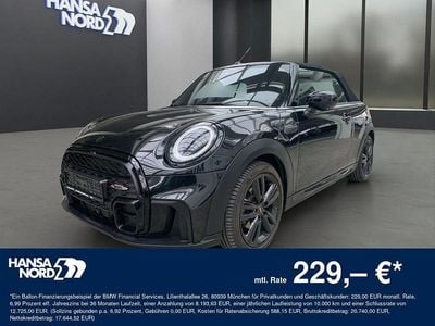 Gebraucht Mini John Cooper Works Cabriolet 136 PS (100 kW) 2023 Schwarz / midnight black (metallic) Cabrio